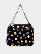 Stella McCartney Black Falabella Crystal-Embellished Mini Bag