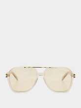 Saint Laurent Sunglasses SL 545 in Transparent Cream and Light Gold