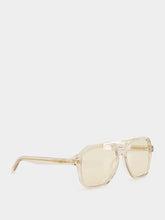 Saint Laurent Sunglasses SL 545 in Transparent Cream and Light Gold