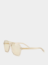 Saint Laurent Sunglasses SL 545 in Transparent Cream and Light Gold