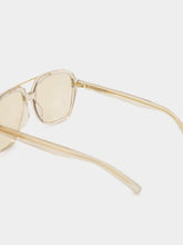 Saint Laurent Sunglasses SL 545 in Transparent Cream and Light Gold