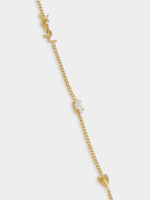 Saint Laurent Cassandre Heart Charm Bracelet