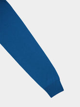 Piacenza 1733 Blue Lightweight Merino Wool Crewneck