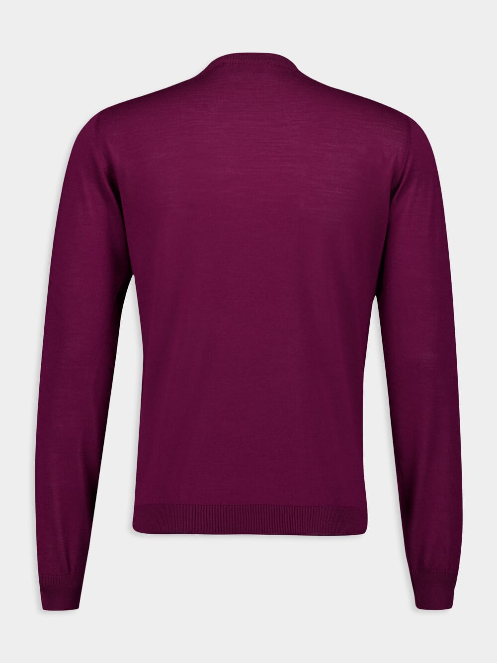 Burgundy fine merino wool crewneck