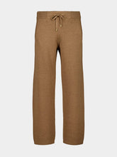 Piacenza 1733 Camel Wool Straight Trousers