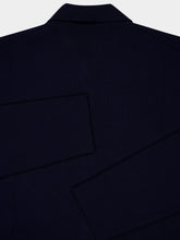 Piacenza 1733 Blue Wool Long-Sleeve Shirt