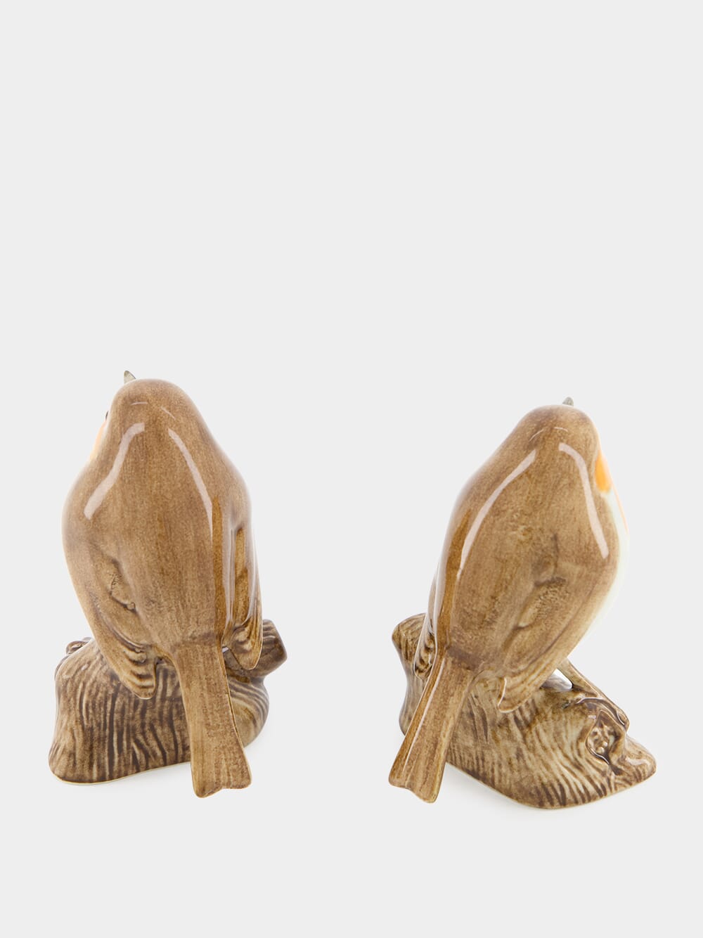 Set of 2 Robin Ceramic Figures