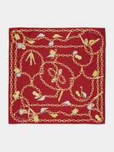 Givenchy Red Cherry Lucky Charms Silk Square