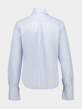 Zimmermann Pale Blue Ramie Safari Shirt