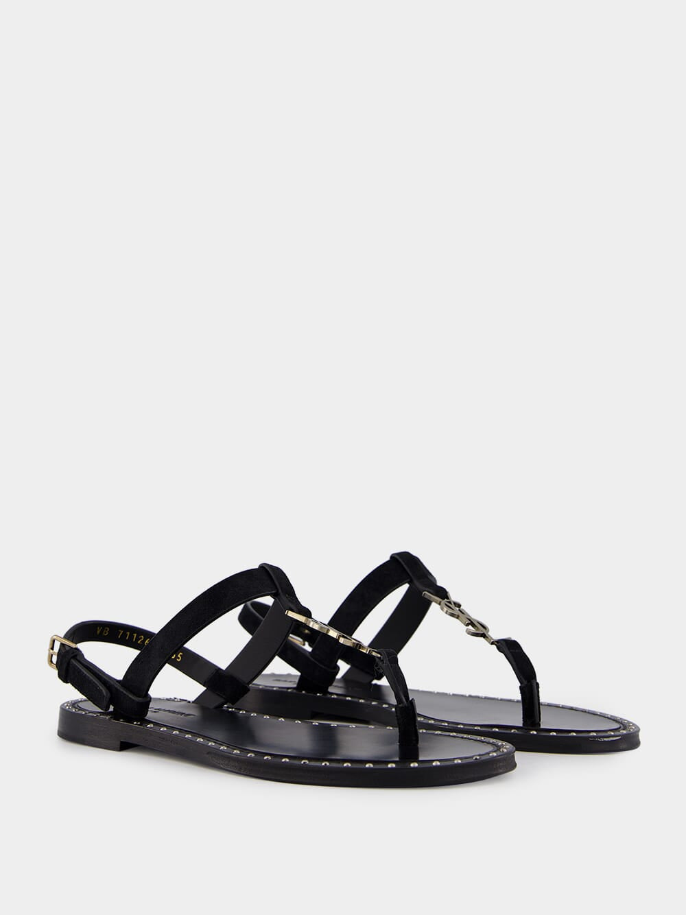 Suede Flat Sandals