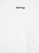 Balenciaga Large Fit Cotton Hooded Sweatshirt