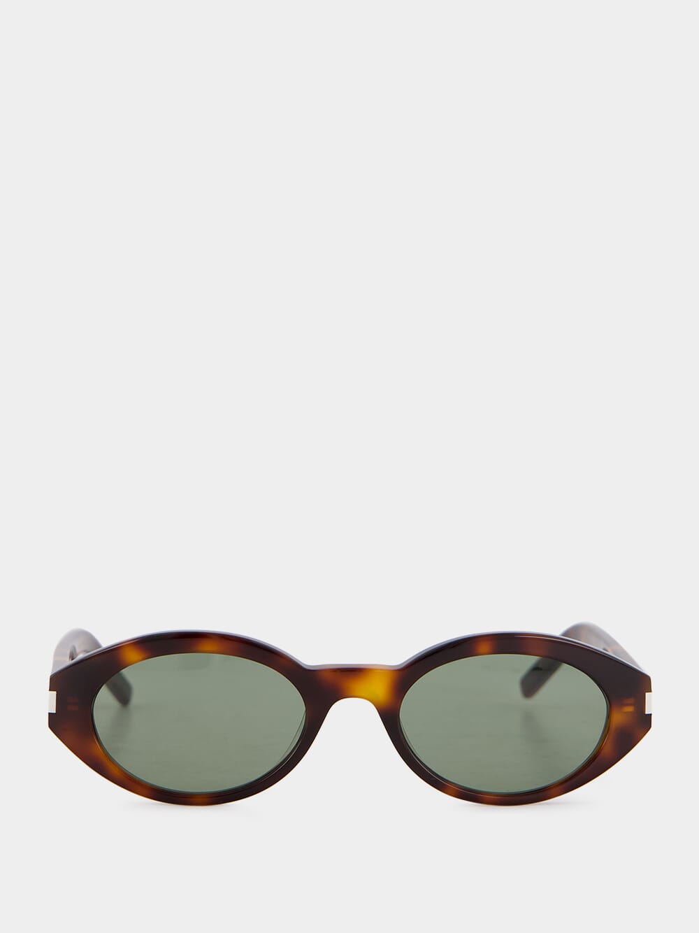 SL 567 Havana Rounded Cat-Eye Sunglasses