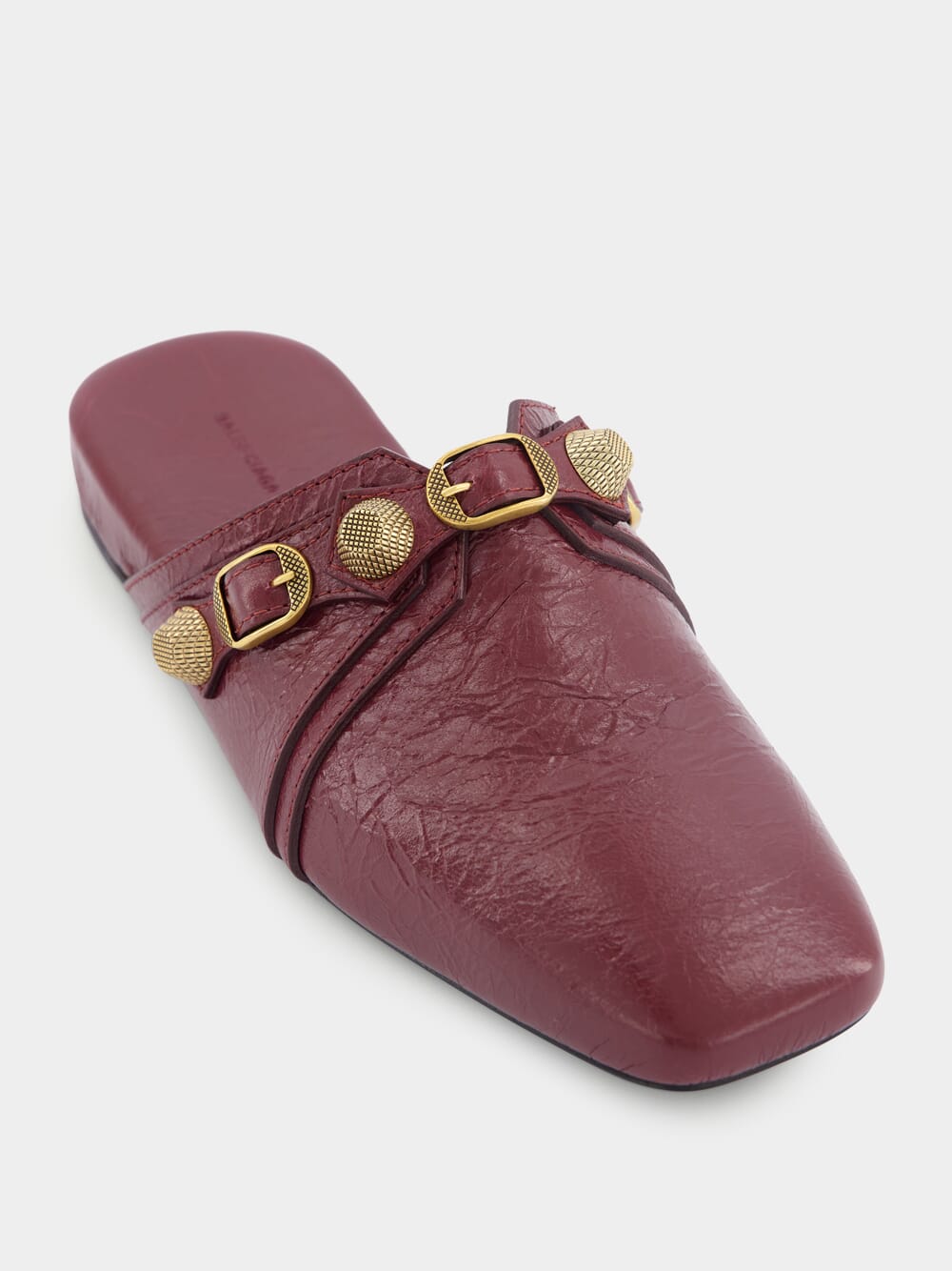 Flat Leather Mules