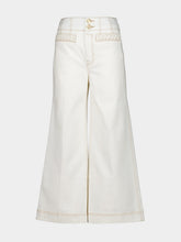 Zimmermann Vintage Cream Roselight Flare Jeans
