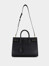 Saint Laurent Black Small Sac de Jour in Supple Grained Leather
