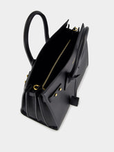 Saint Laurent Black Small Sac de Jour in Supple Grained Leather