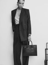 Saint Laurent Rouge Cabernet Sac de Jour in Supple Grained Leather