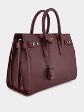 Saint Laurent Rouge Cabernet Sac de Jour in Supple Grained Leather