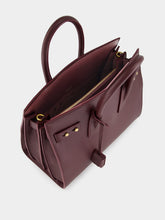 Saint Laurent Rouge Cabernet Sac de Jour in Supple Grained Leather