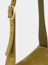 Saint Laurent Niki Satchel in Barley Green Suede