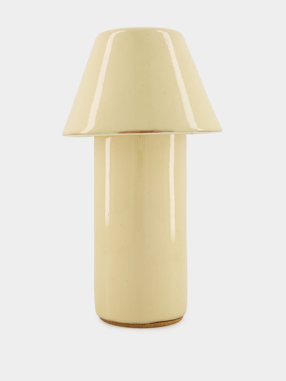 Beige Ceramic Wireless Lamp