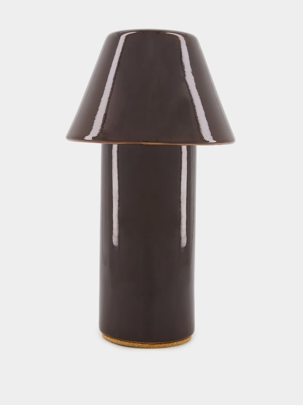 Brown Ceramic Wireless Lamp