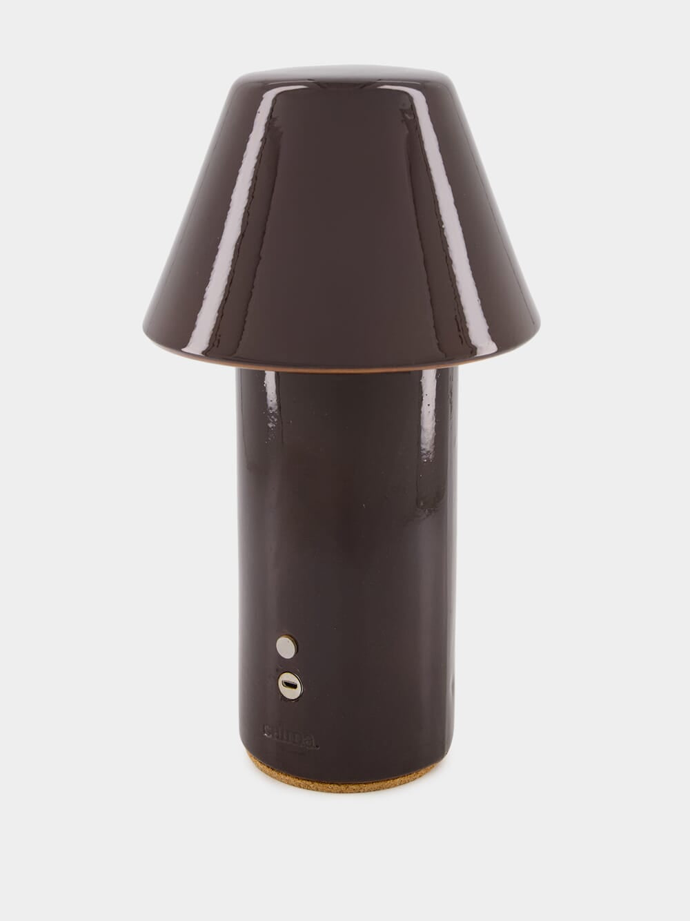 Brown Ceramic Wireless Lamp