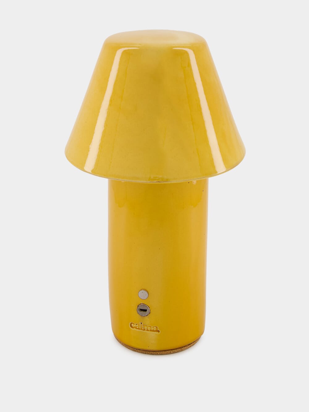 Yellow Ceramic Wireless Lamp