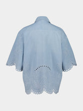 Zimmermann Daylight Denim Shirt in Ice Storm