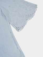 Zimmermann Daylight Ice Storm Denim Midi Dress