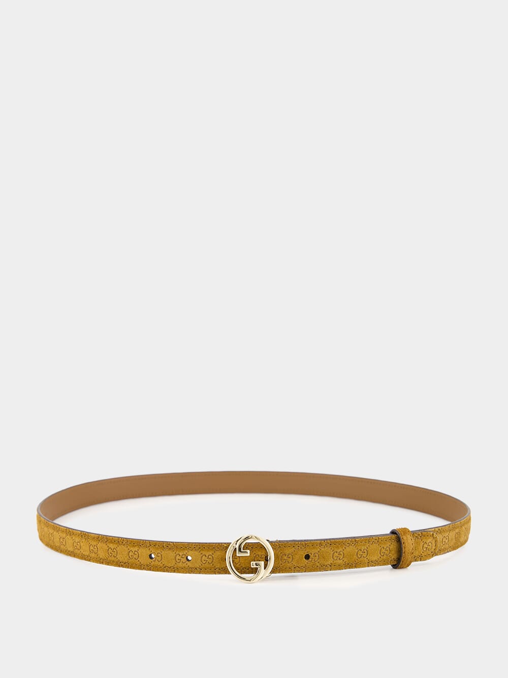 Camel Gucci Blondie Thin Belt