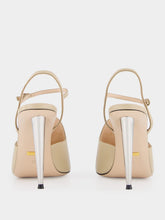 Gucci 110mm Logo-Plaque Leather Sandals