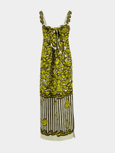 Alémais Yellow Mona Hemp Midi Dress