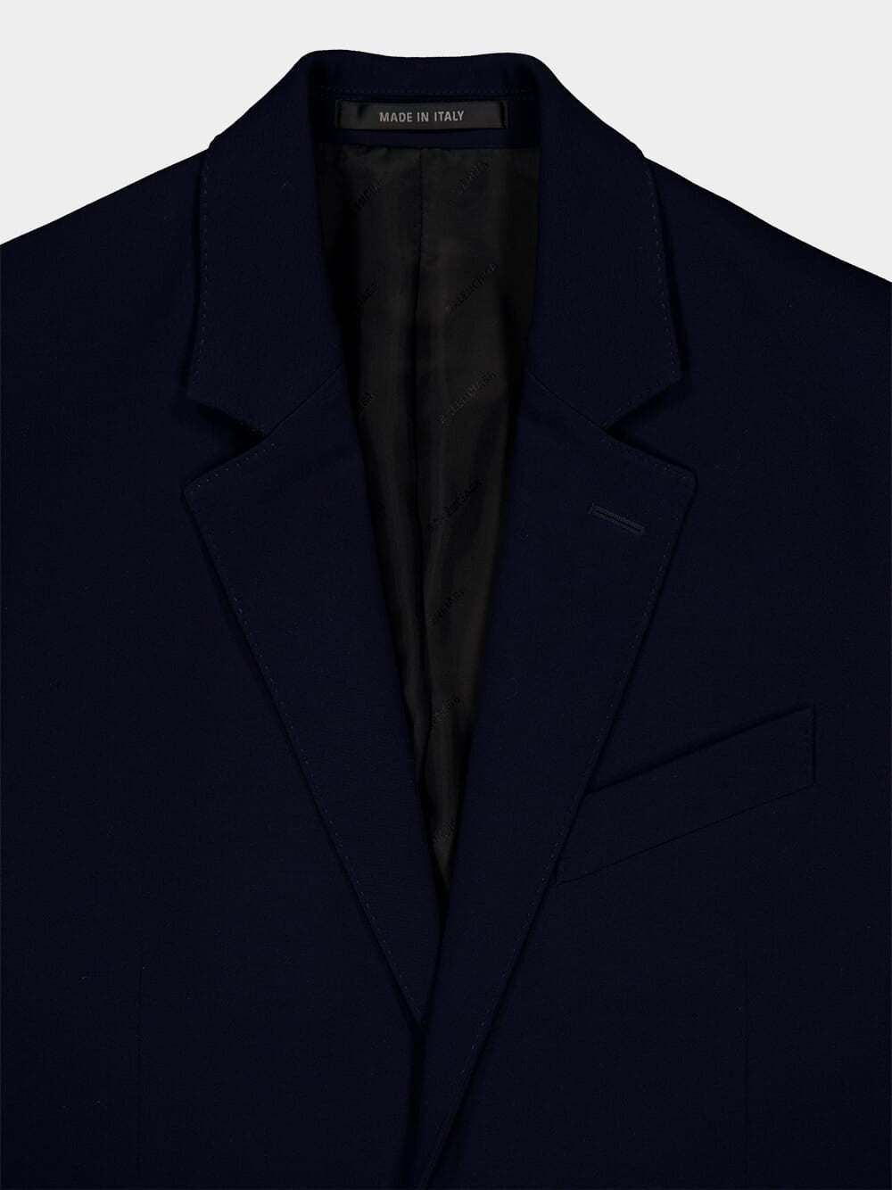 Single-Breasted Navy Blazer