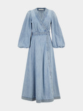 Zimmermann Skylark Blue Indra Denim Midi Dress