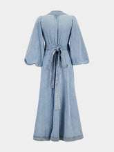Zimmermann Skylark Blue Indra Denim Midi Dress