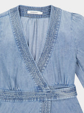 Zimmermann Skylark Blue Indra Denim Midi Dress