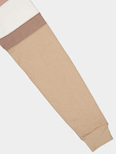 Saint Laurent Beige Logo Detailed Drawstring Hoodie