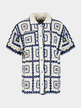 Alémais Blue Dolly Crochet Cotton Shirt
