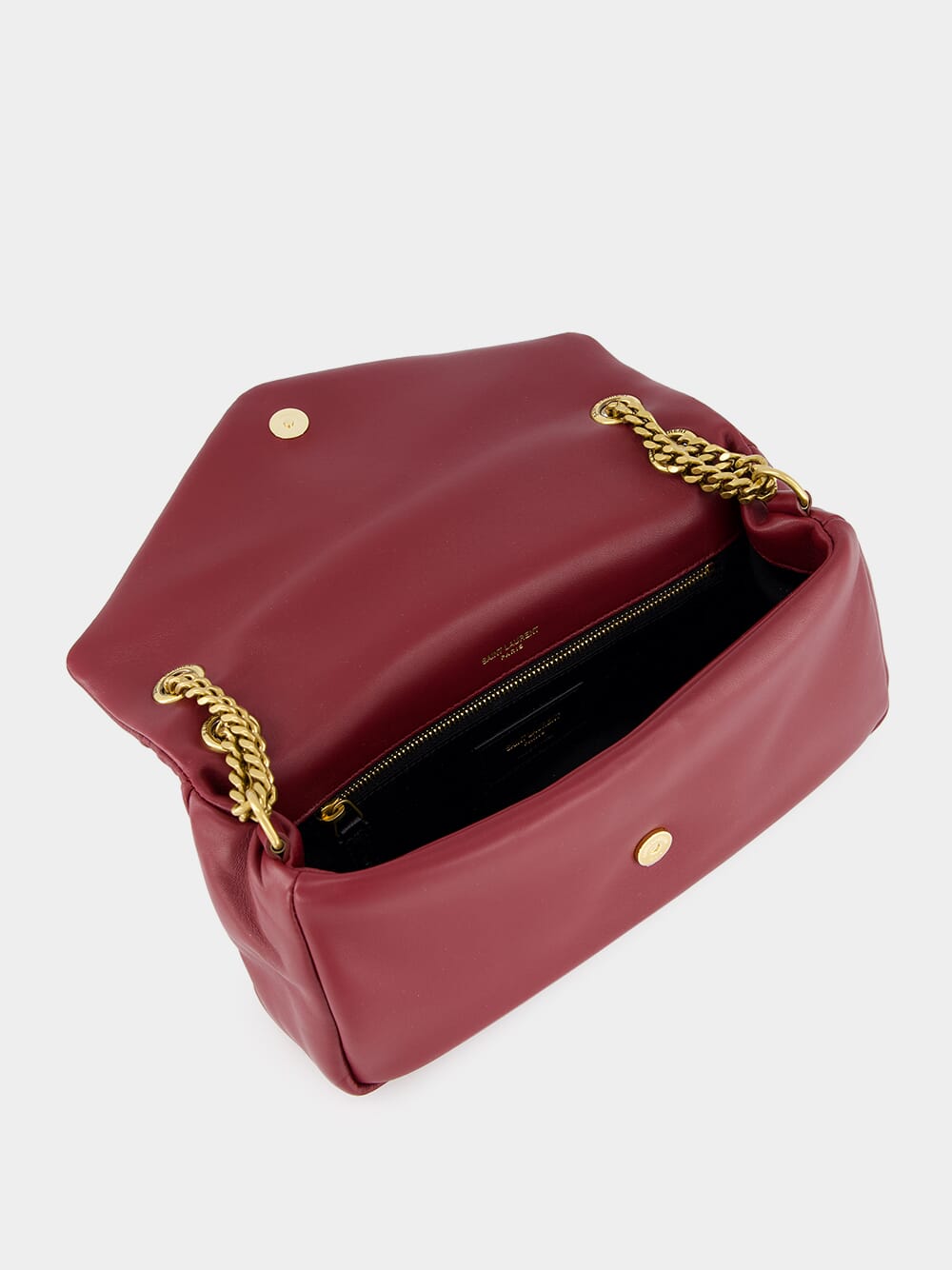 Rouge Merlot Calypso Small Bag in Plunged Lambskin