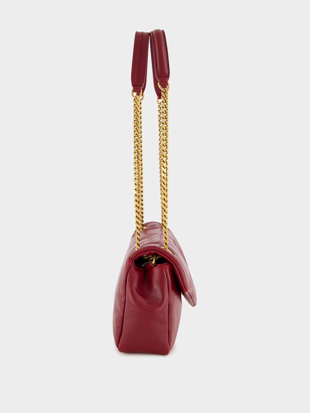 Small Calypso Bag in Shiny Rubis Leather