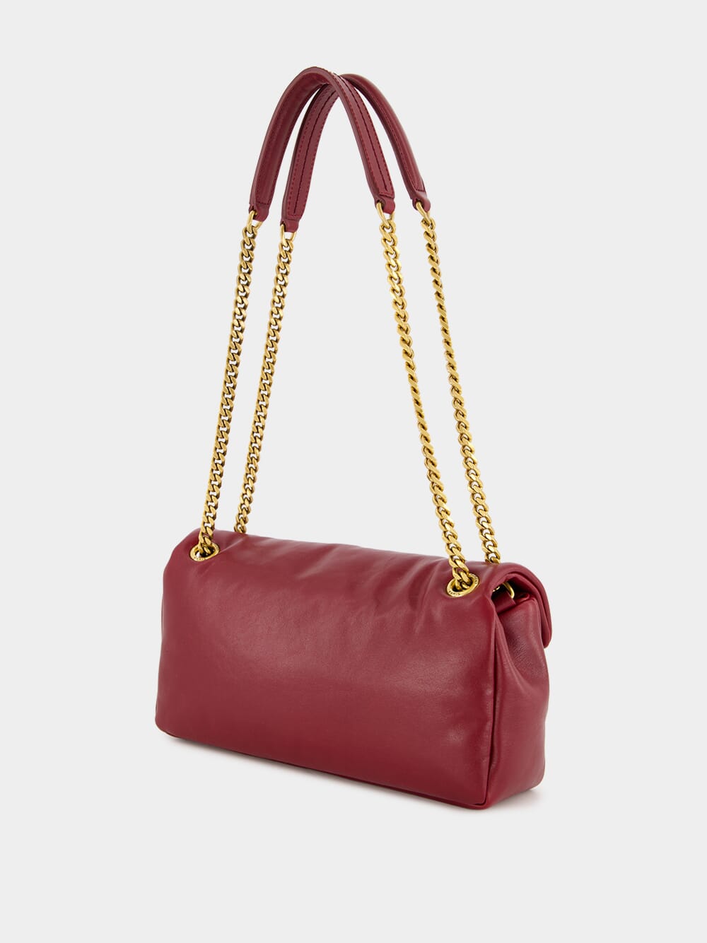 Small Calypso Bag in Shiny Rubis Leather