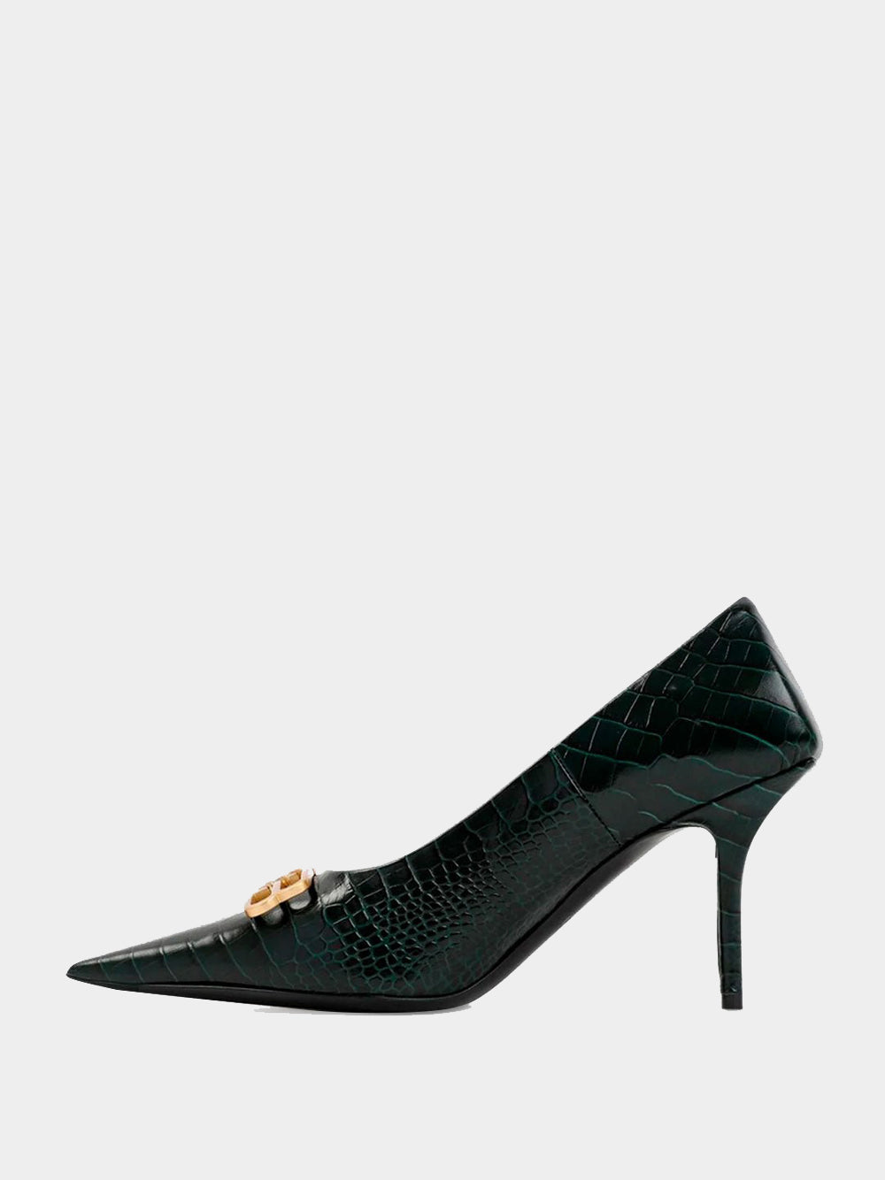 BB Croc-effect Pumps