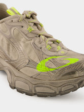 Balenciaga Taupe and Fluorescent Yellow 3XL Sneakers