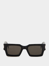 Saint Laurent Black and Crystal SL 572 Square Sunglasses