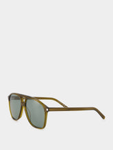 Saint Laurent Transparent Khaki SL 596 Dune Sunglasses