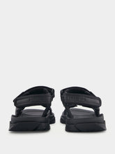 Balenciaga Black Tourist Sandals