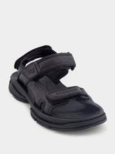 Balenciaga Black Tourist Sandals