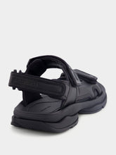 Balenciaga Black Tourist Sandals