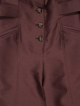 Zimmermann Dark Chocolate Alchemy Tuxedo Jumpsuit